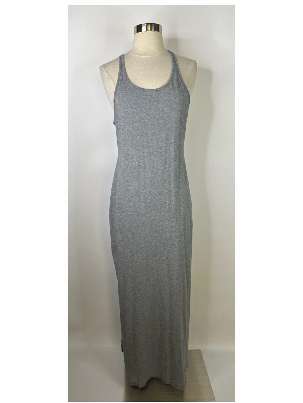 Lululemon knit Gray Racerback Maxi Dress - Brand: